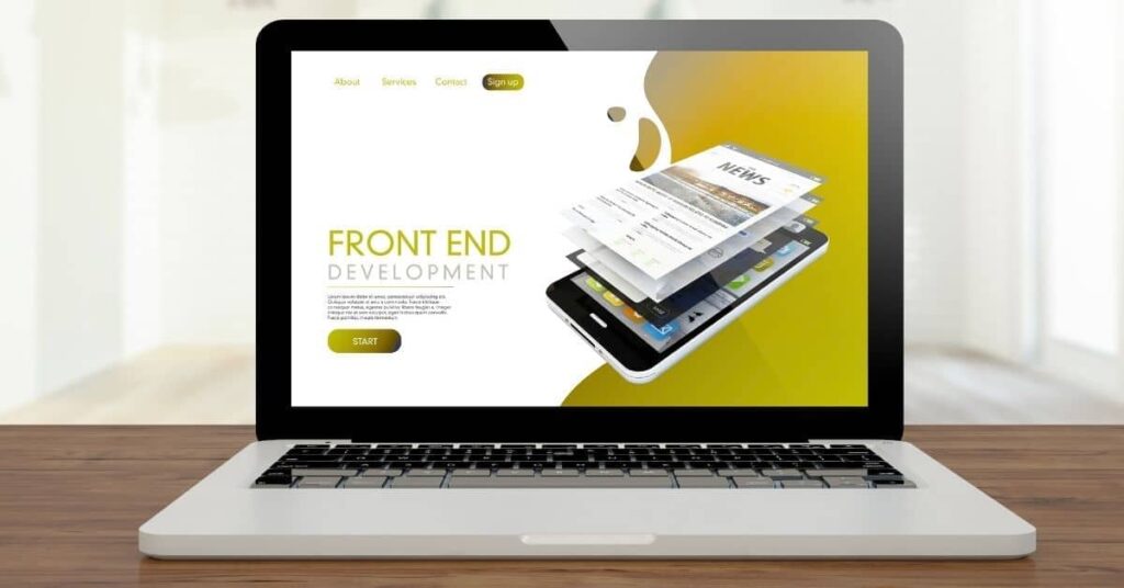 Why need business websites blog featured image - laptop on table